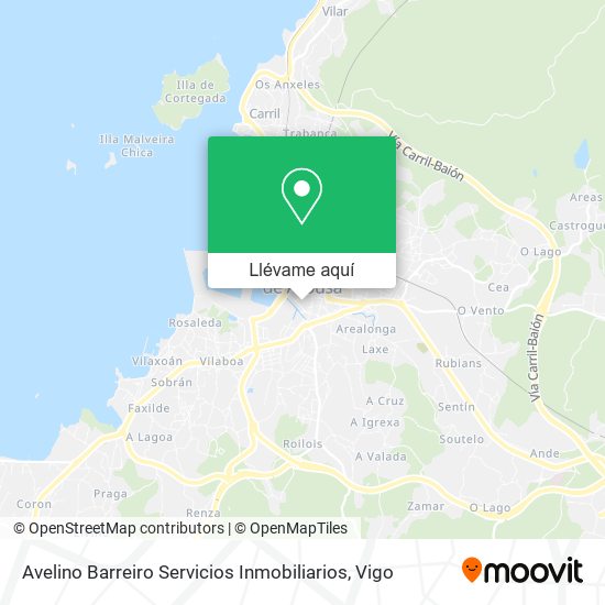 Mapa Avelino Barreiro Servicios Inmobiliarios