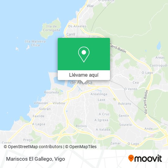 Mapa Mariscos El Gallego