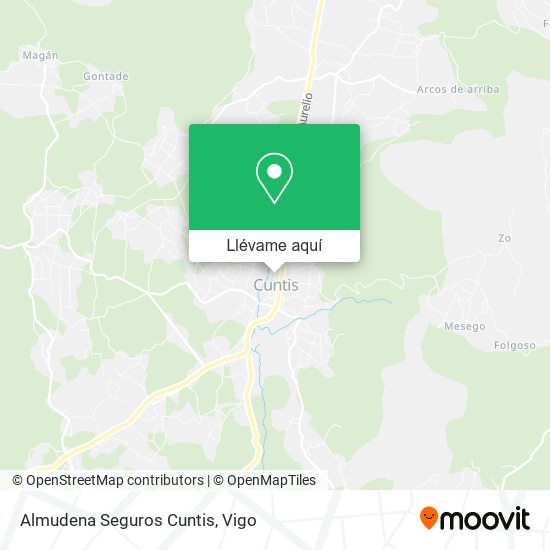 Mapa Almudena Seguros Cuntis