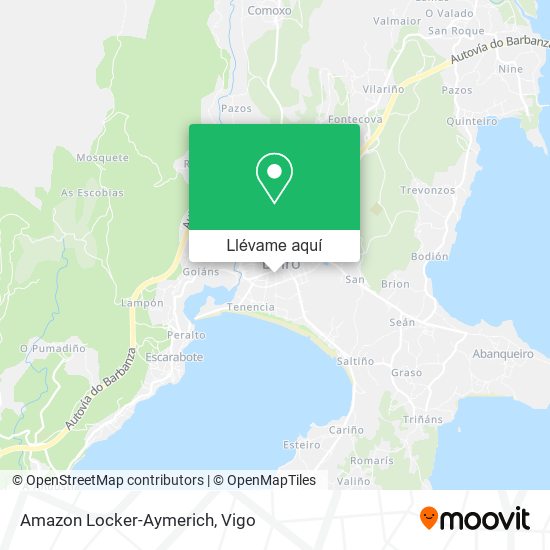 Mapa Amazon Locker-Aymerich