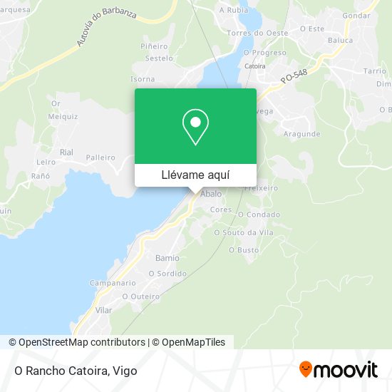 Mapa O Rancho Catoira
