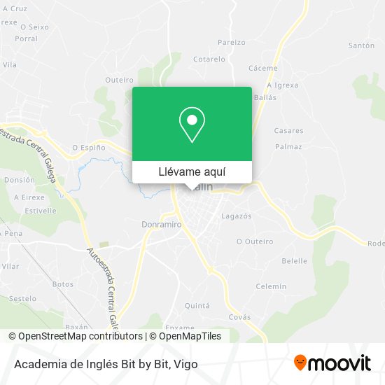 Mapa Academia de Inglés Bit by Bit