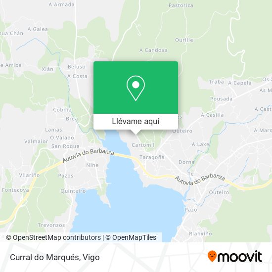 Mapa Curral do Marqués