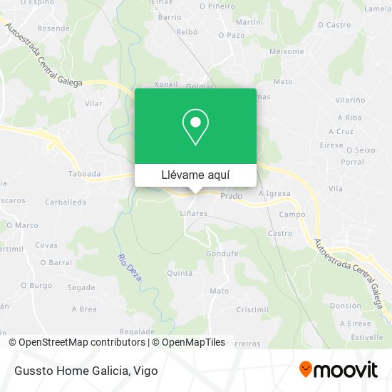 Mapa Gussto Home Galicia