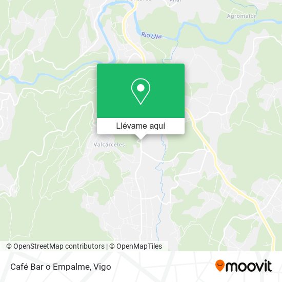 Mapa Café Bar o Empalme