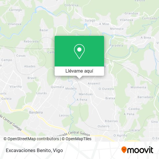 Mapa Excavaciones Benito