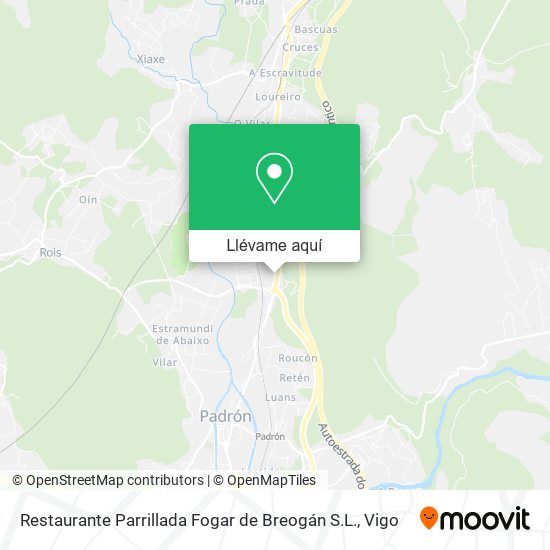 Mapa Restaurante Parrillada Fogar de Breogán S.L.