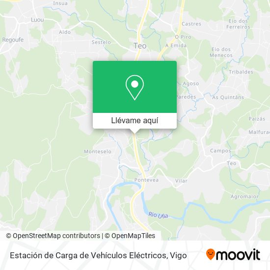 Mapa Estación de Carga de Vehículos Eléctricos