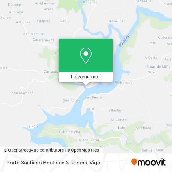 Mapa Porto Santiago Boutique & Rooms
