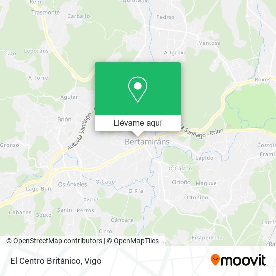 Mapa El Centro Británico