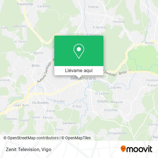 Mapa Zenit Television