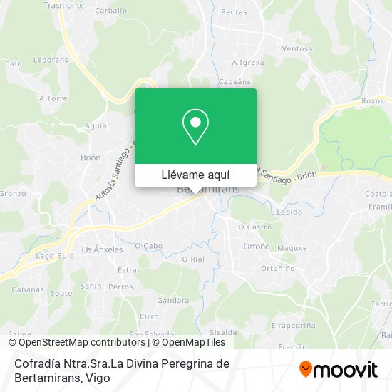 Mapa Cofradía Ntra.Sra.La Divina Peregrina de Bertamirans