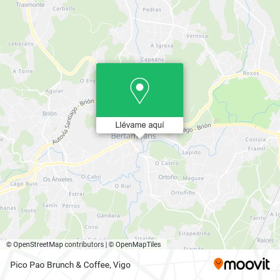 Mapa Pico Pao Brunch & Coffee