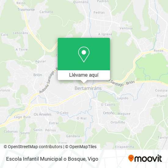 Mapa Escola Infantil Municipal o Bosque