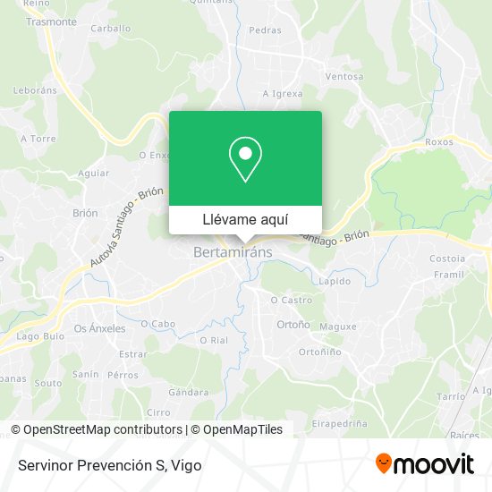 Mapa Servinor Prevención S