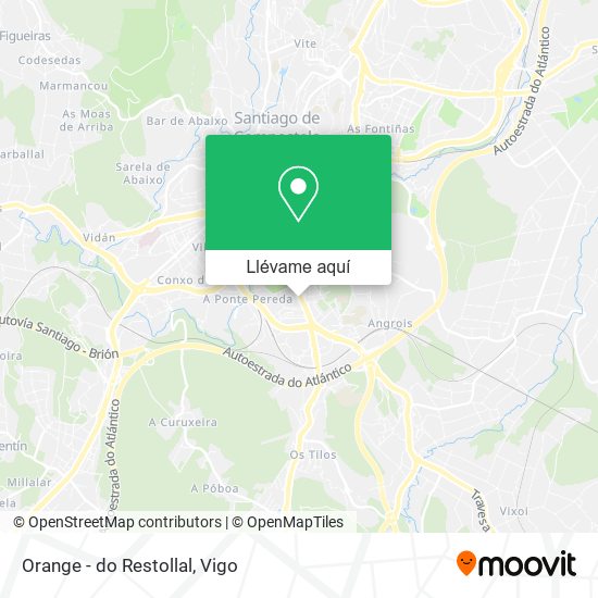 Mapa Orange - do Restollal
