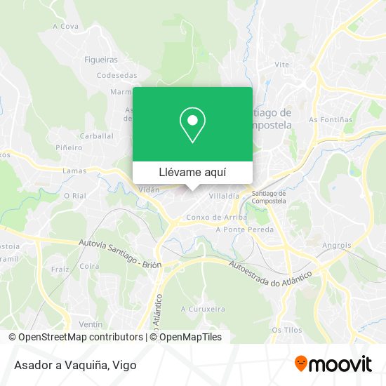 Mapa Asador a Vaquiña