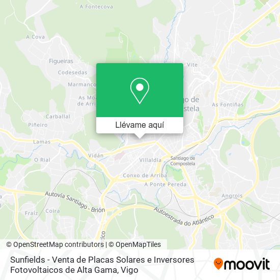 Mapa Sunfields - Venta de Placas Solares e Inversores Fotovoltaicos de Alta Gama