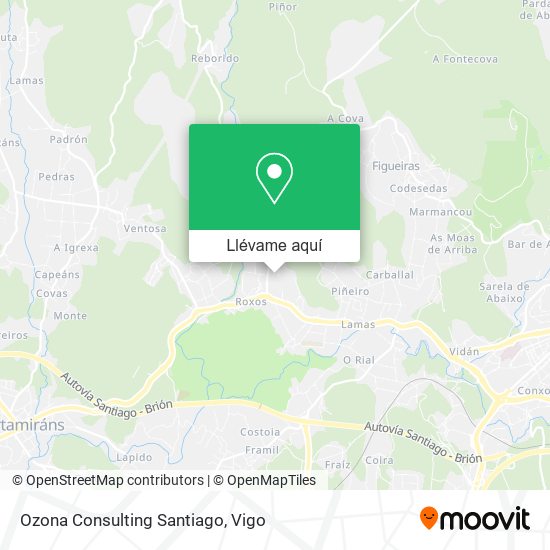 Mapa Ozona Consulting Santiago