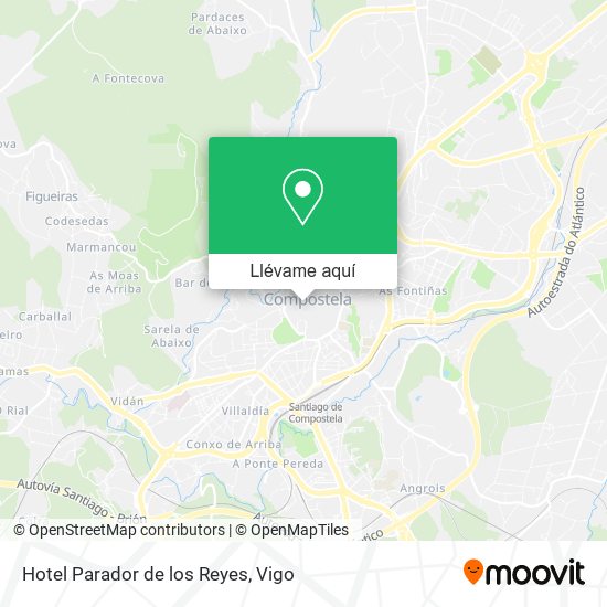 Mapa Hotel Parador de los Reyes