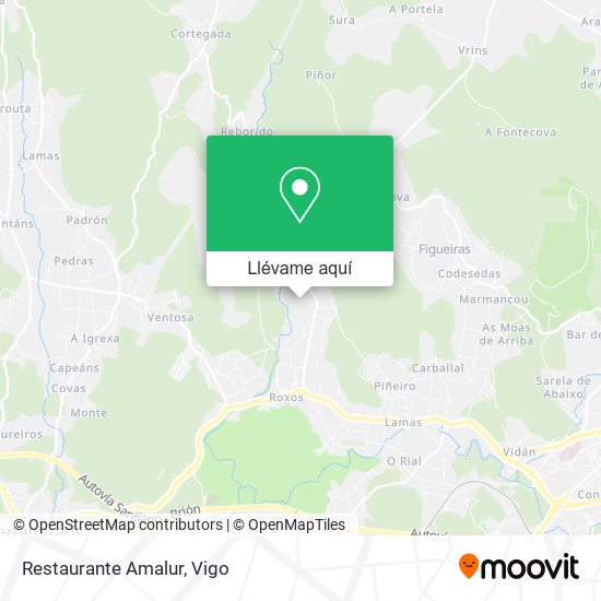 Mapa Restaurante Amalur
