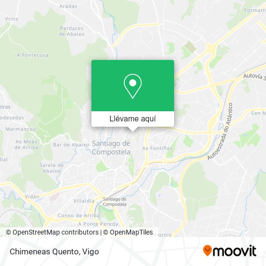 Mapa Chimeneas Quento