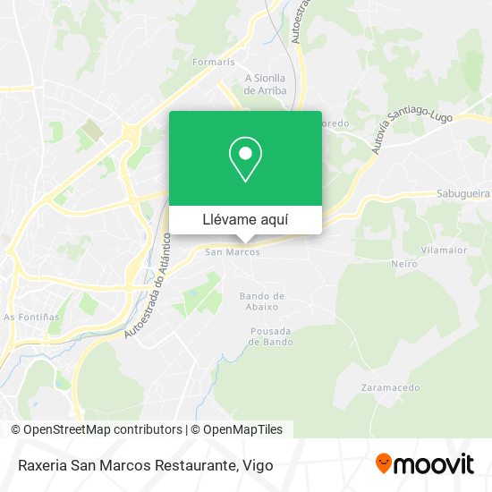 Mapa Raxeria San Marcos Restaurante