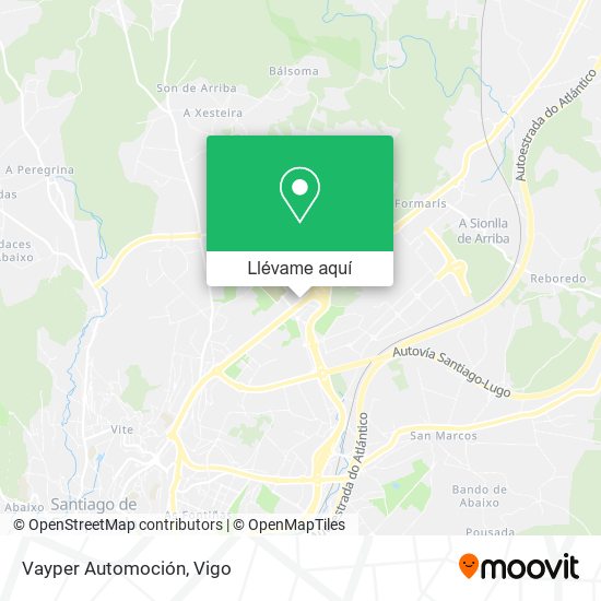 Mapa Vayper Automoción