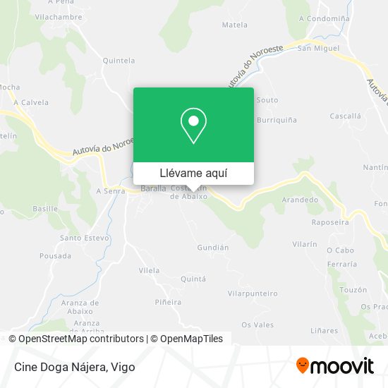Mapa Cine Doga Nájera