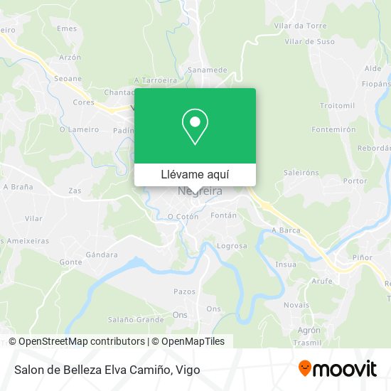 Mapa Salon de Belleza Elva Camiño