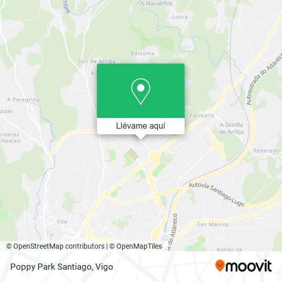 Mapa Poppy Park Santiago