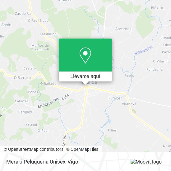 Mapa Meraki Peluquería Unisex