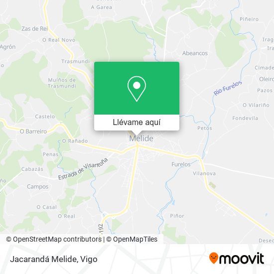 Mapa Jacarandá Melide