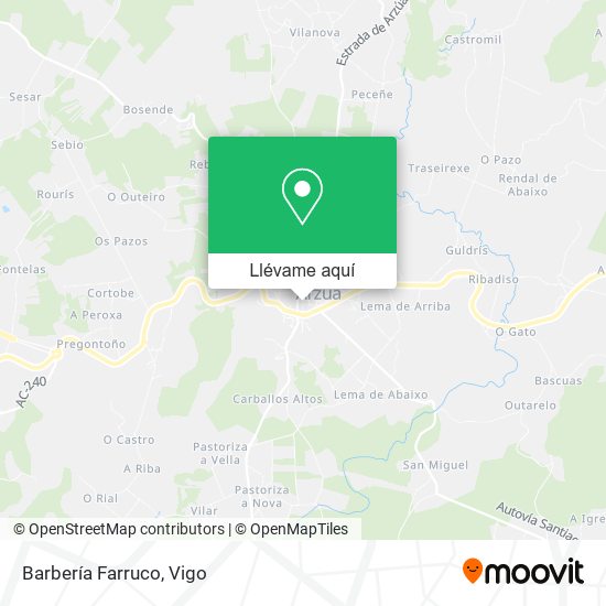 Mapa Barbería Farruco