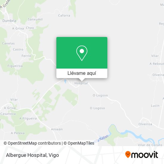 Mapa Albergue Hospital