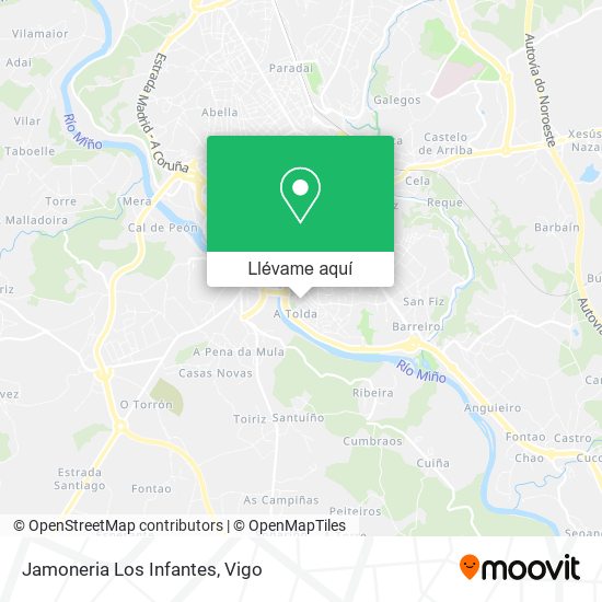 Mapa Jamoneria Los Infantes
