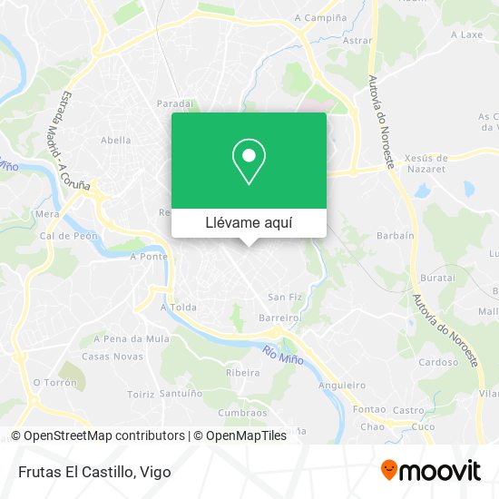 Mapa Frutas El Castillo