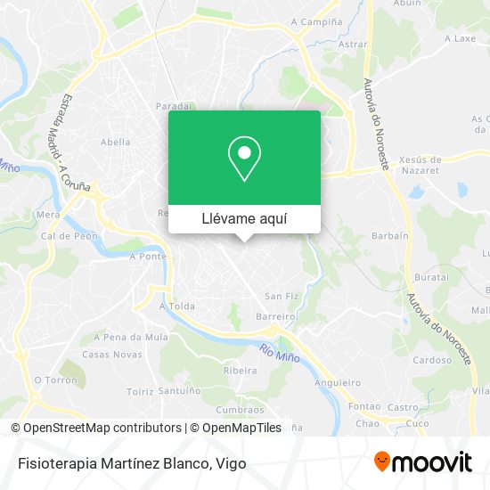 Mapa Fisioterapia Martínez Blanco