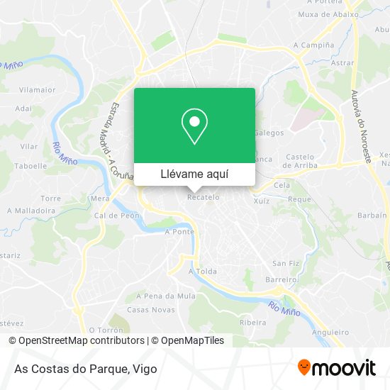Mapa As Costas do Parque