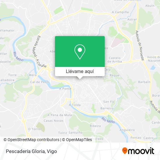 Mapa Pescadería Gloria
