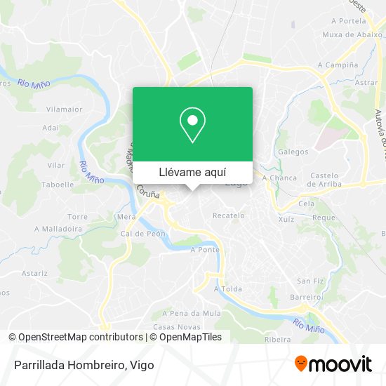 Mapa Parrillada Hombreiro