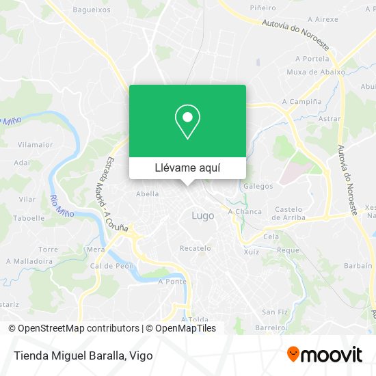 Mapa Tienda Miguel Baralla