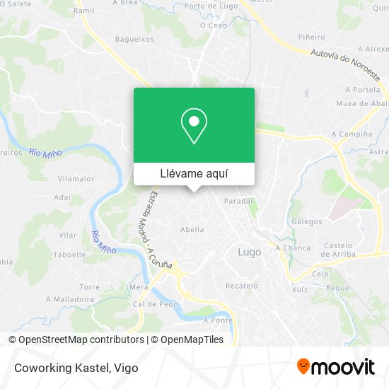 Mapa Coworking Kastel