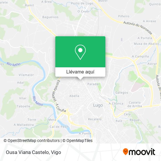 Mapa Ousa Viana Castelo