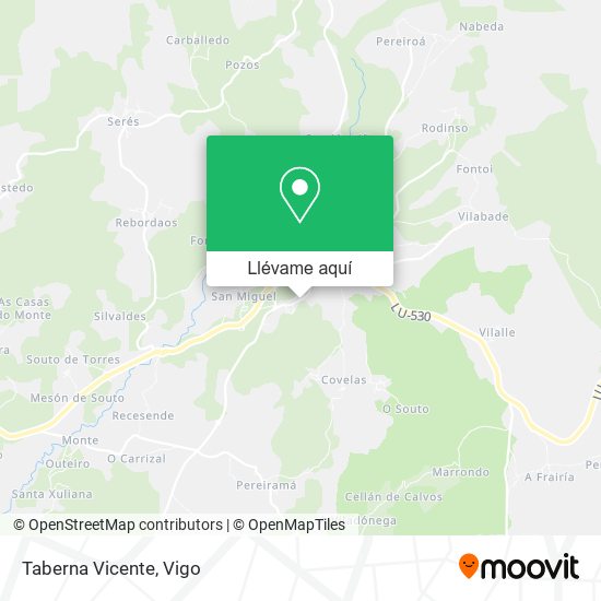 Mapa Taberna Vicente
