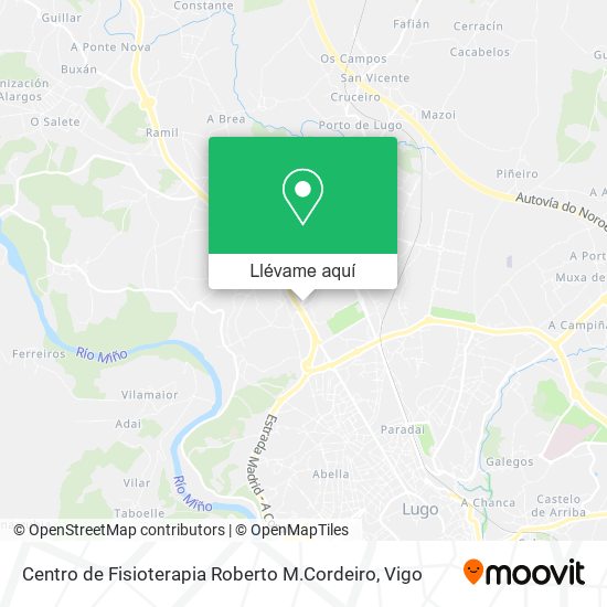 Mapa Centro de Fisioterapia Roberto M.Cordeiro