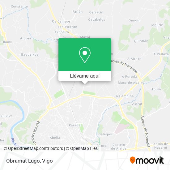 Mapa Obramat Lugo