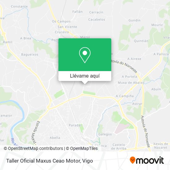 Mapa Taller Oficial Maxus Ceao Motor