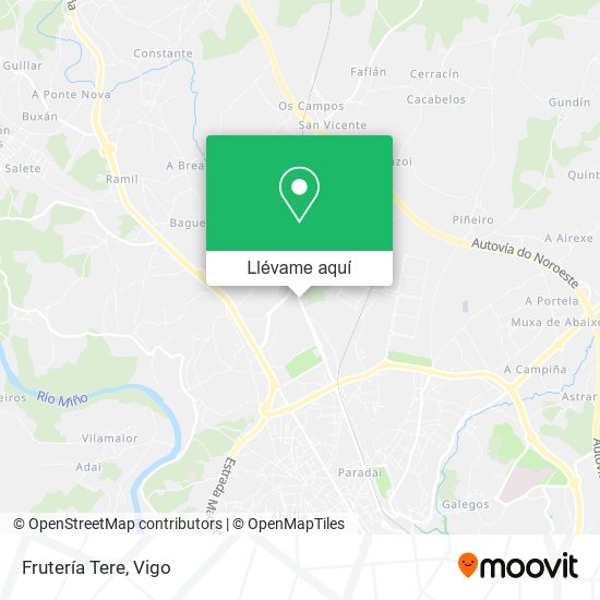 Mapa Frutería Tere