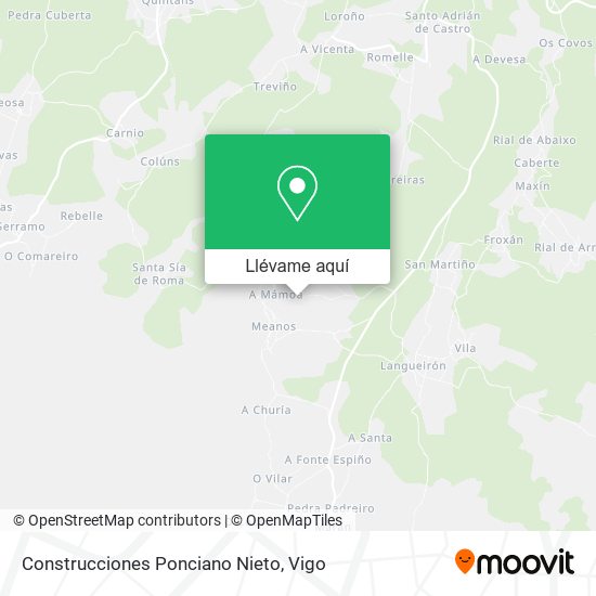 Mapa Construcciones Ponciano Nieto